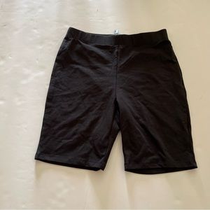 Black Biker Short